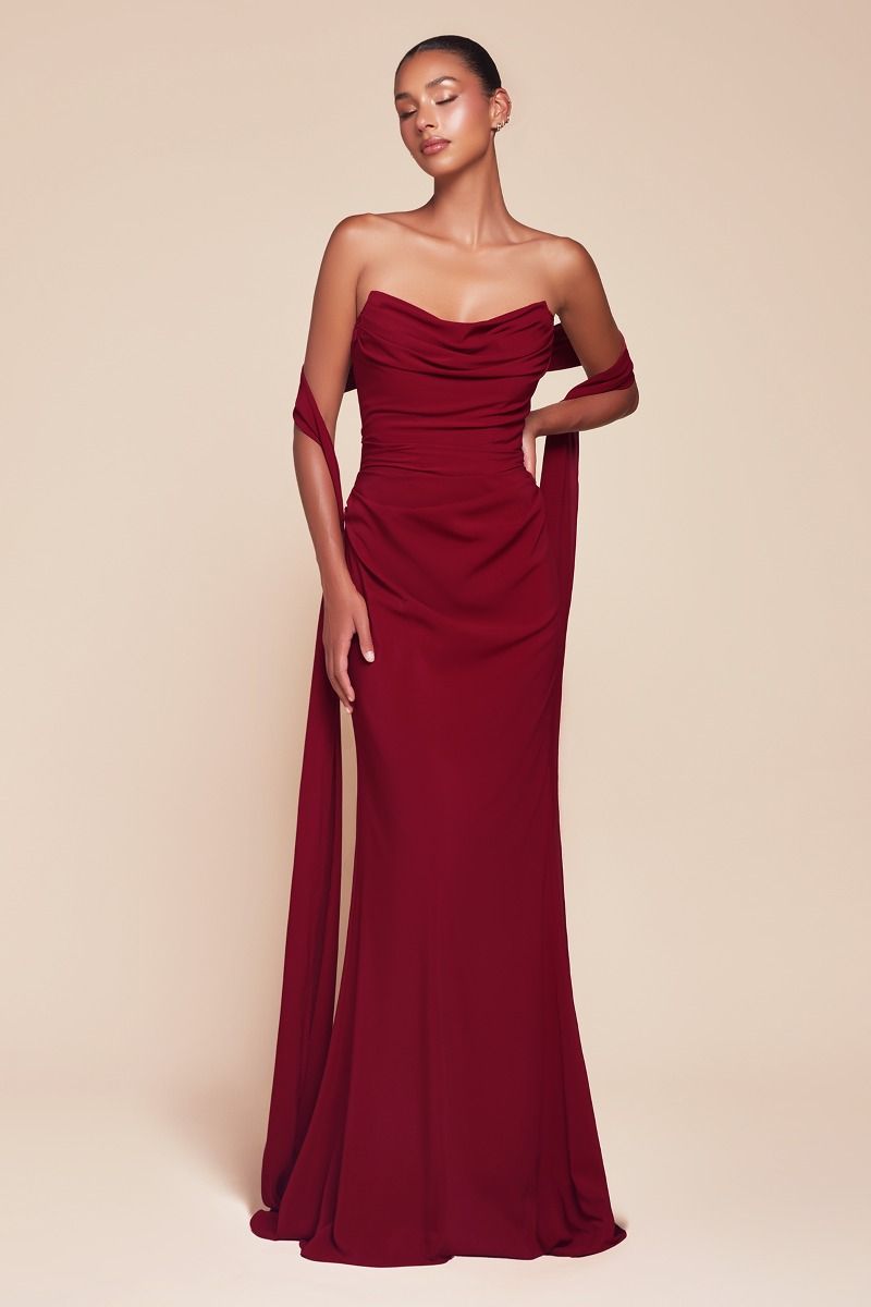 VERSITILE TIE CHIFFON DRESS- 7433