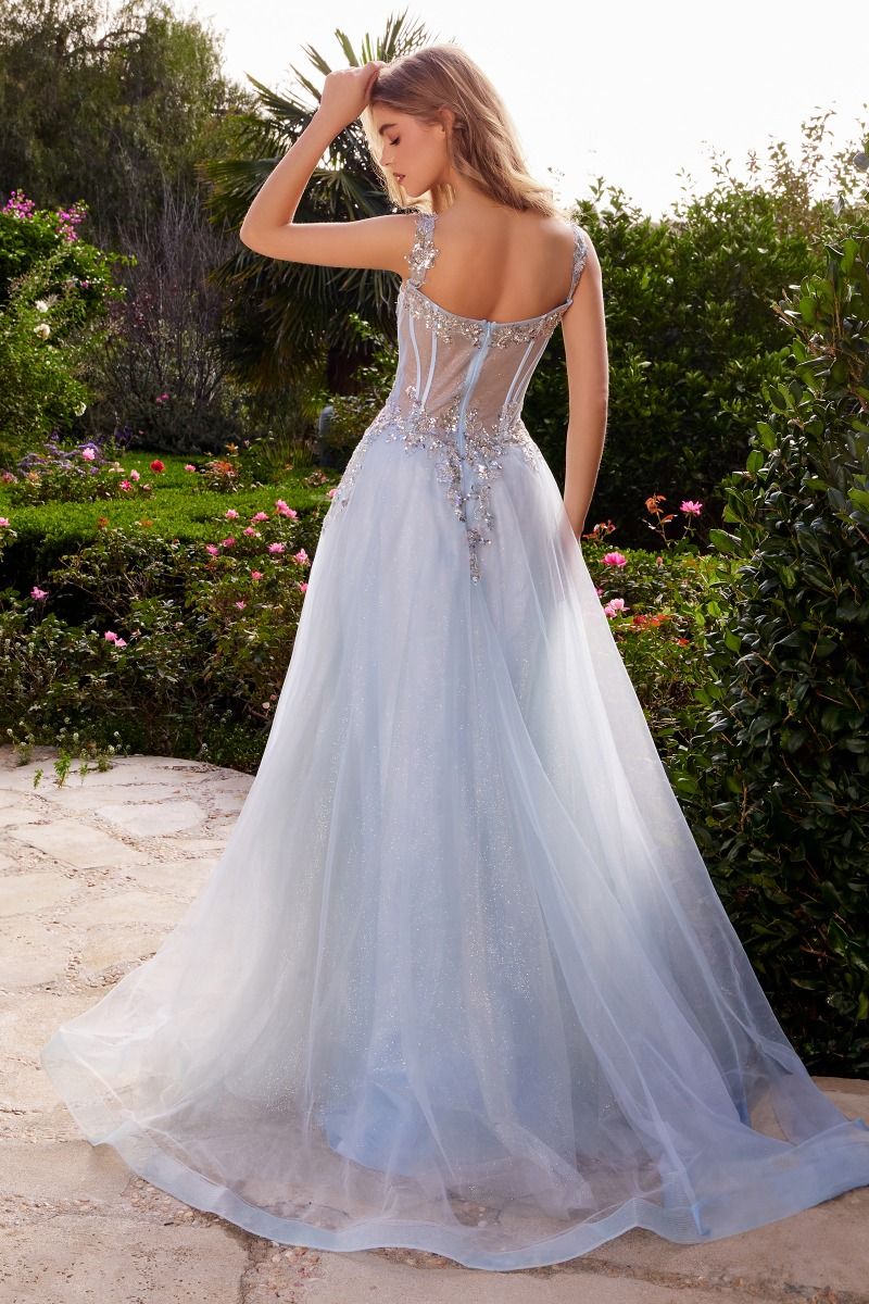 EMBELLISHED A-LINE TULLE BALL GOWN-A1258