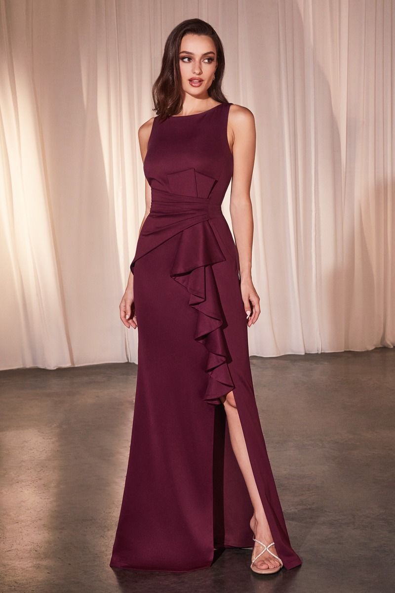 Burgundy purple dress best sale