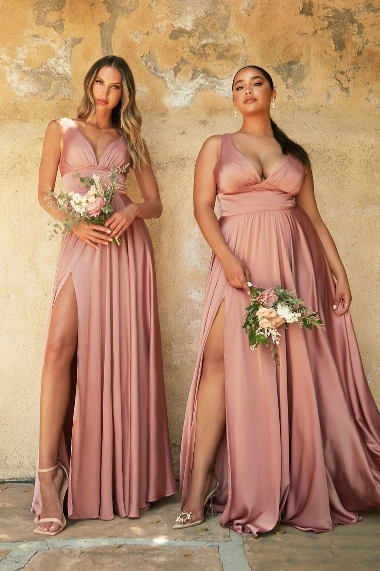 SATIN A-LINE DRESS - 7469