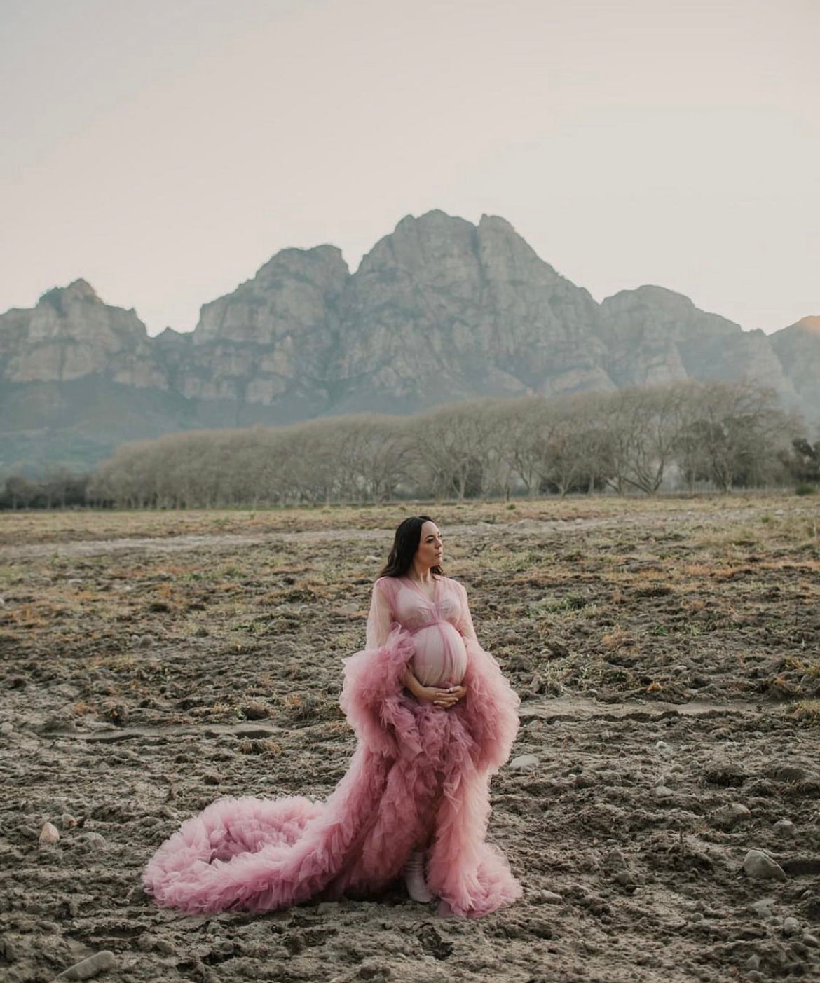 LUXURY TULLE ROBE (RENTAL)