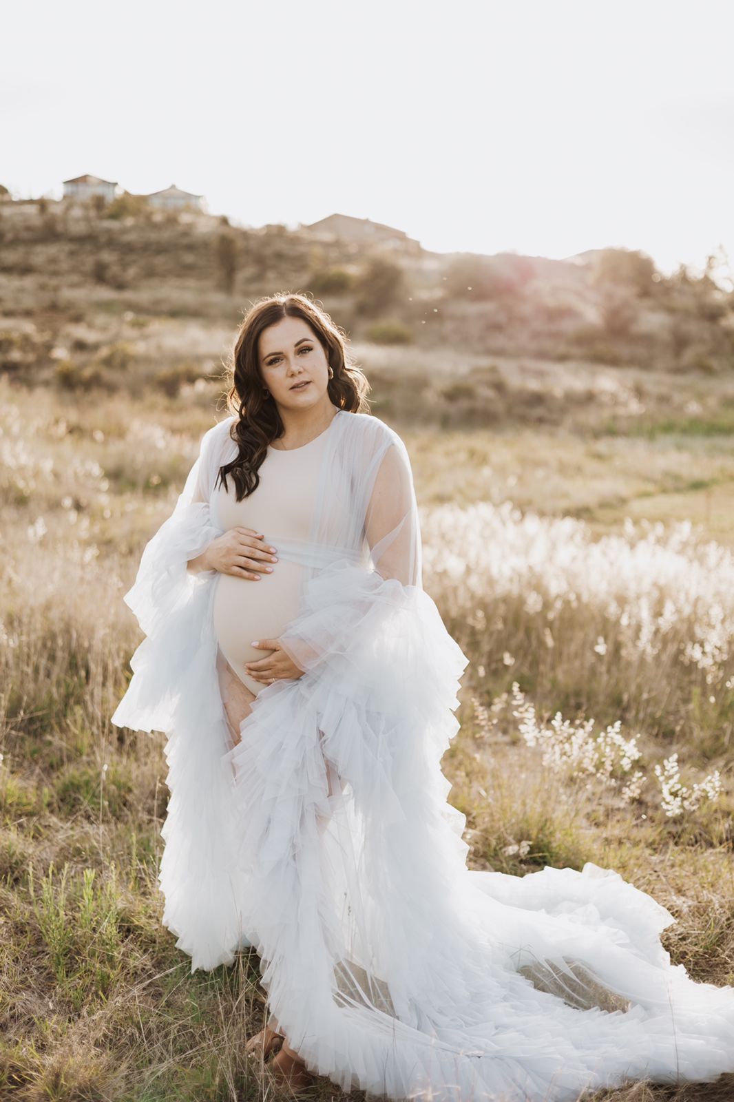 LUXURY TULLE ROBE (RENTAL)