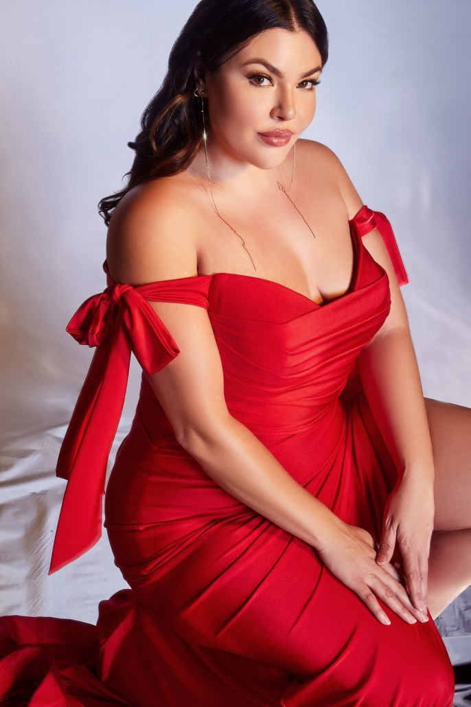 CURVE FITTED STRETCH JERSEY DRESS - CD943C